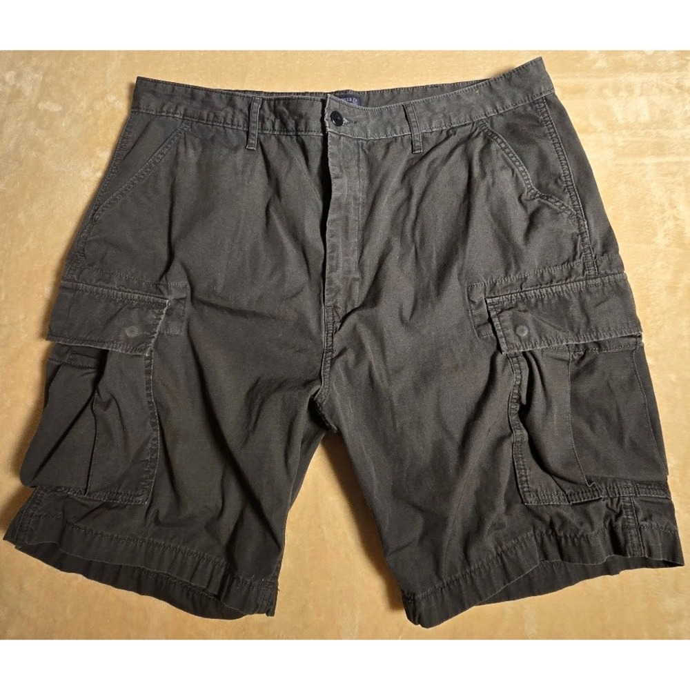 Levis Mens Cargo Shorts W40 Charcoal Grey Ripstop Cotton WaterLess.  827